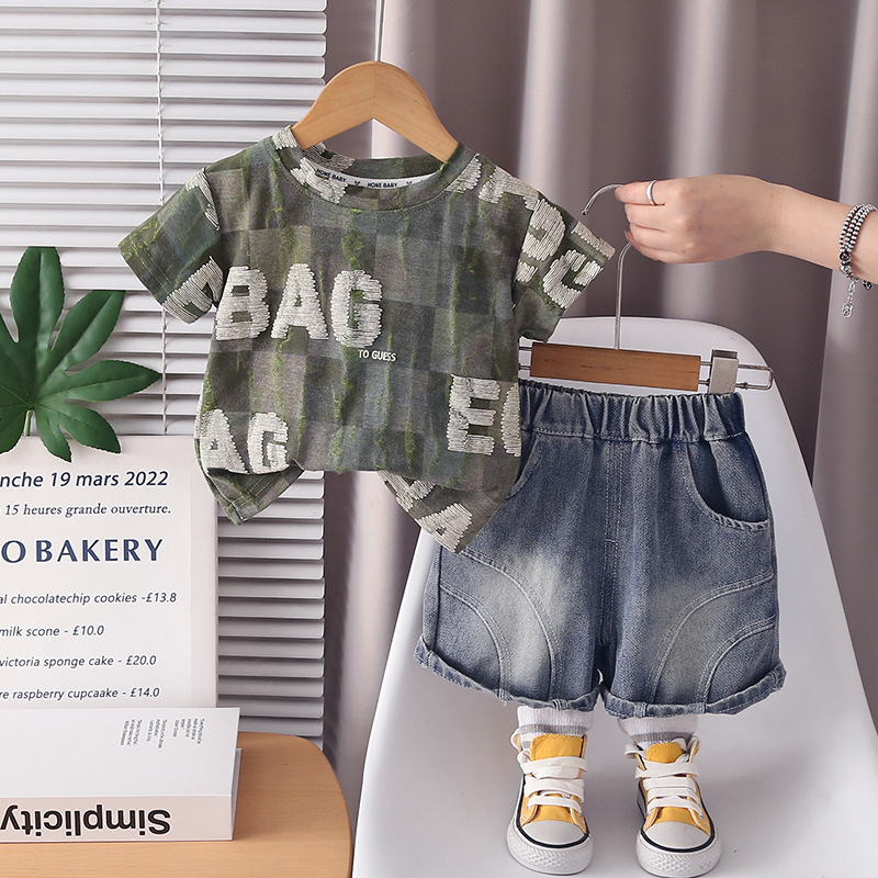 Baby Clothing Wash - Baby Boys 2pcs Clothing Set, Plaid