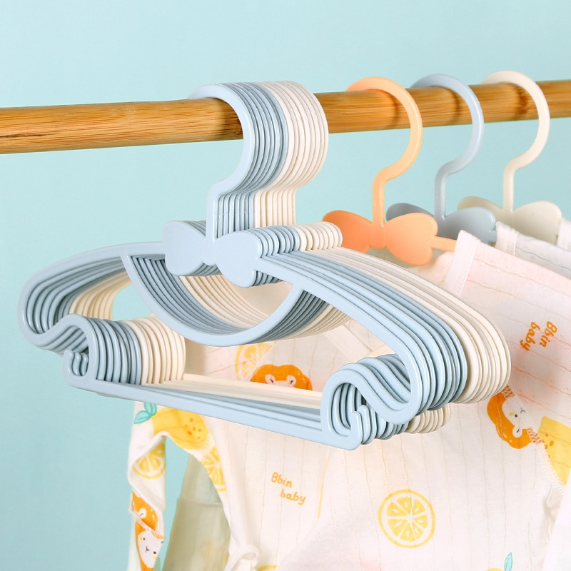 Baby Clothing Display - 10Pcs Cute Bowknot Children Hangers Portable