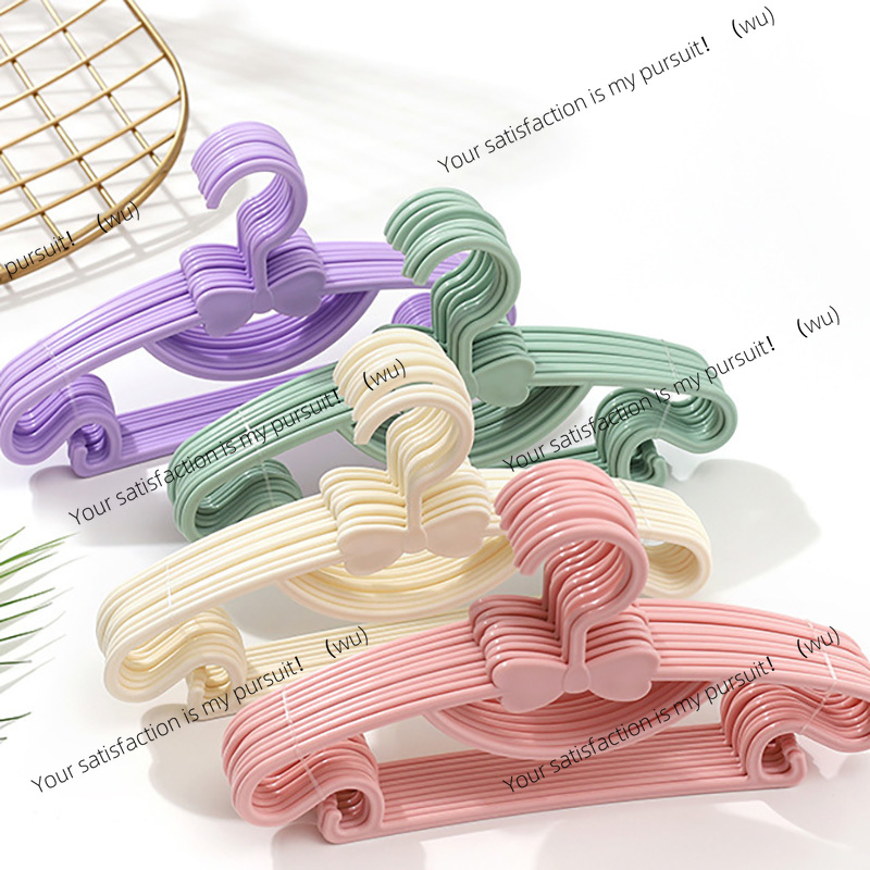 Baby Clothing Display - 10 Pieces of Children's Hangers, Portable