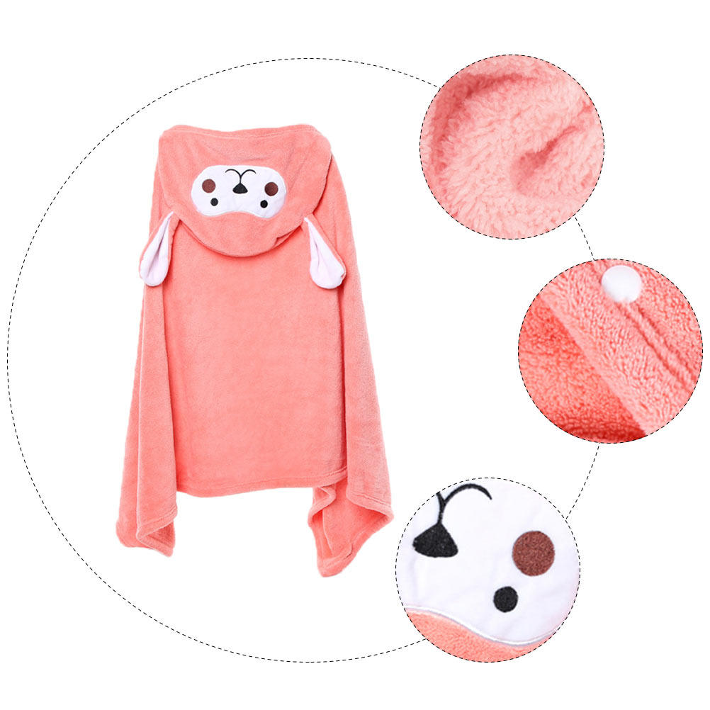 Hooded Bath Towel - 1Pcs Child Hooded Bath Towel Soft