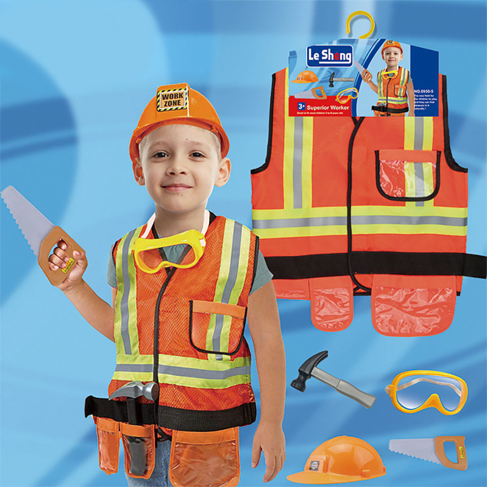 Baby Clothing Checklist - 5 Pcs Summer Kids Engineer Uniform