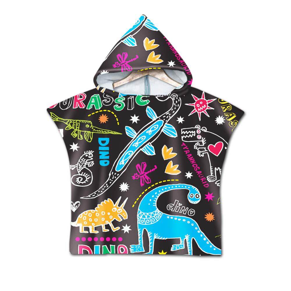 Hooded Bath Towel - Cartoon Kids Cape Hooded Bath Towel