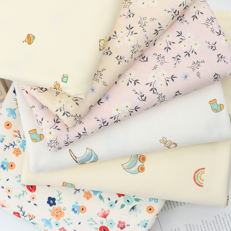 Baby Clothing For Bed - Thick Elastic Pure Cotton Printed Knitted