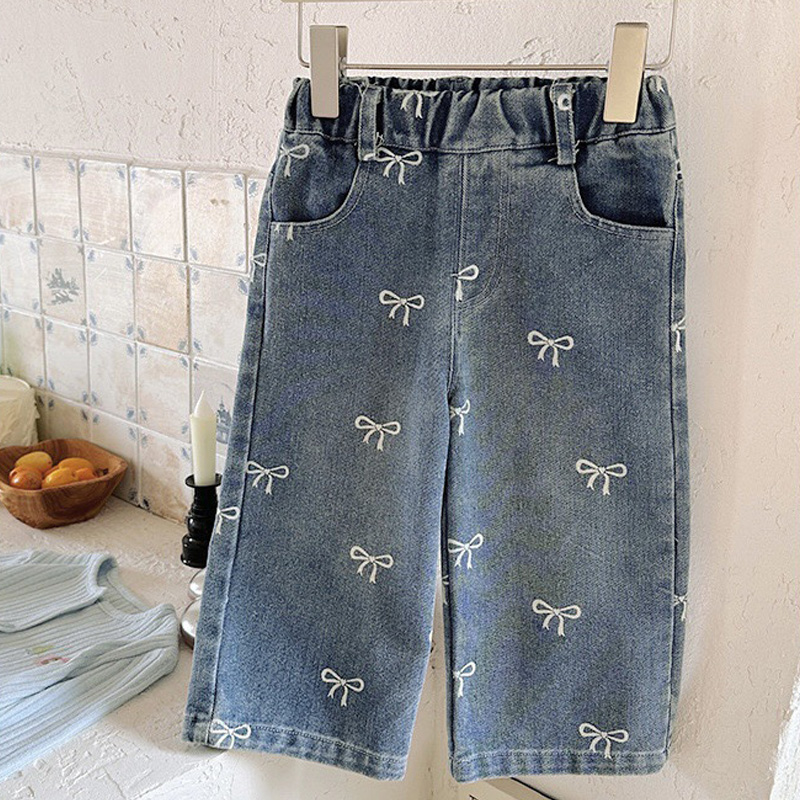 Girls Spring Autumn Jeans New  - Baby Clothing Drawing recension och pris