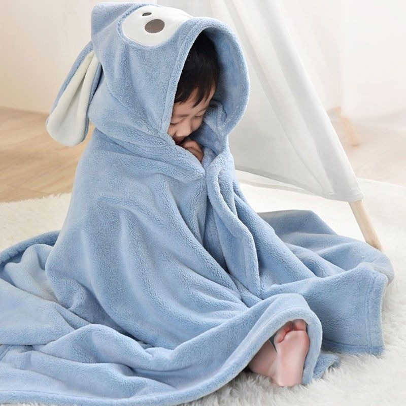 Coral Fleece Hooded Bath Towel - Hooded Bath Towel recension och pris