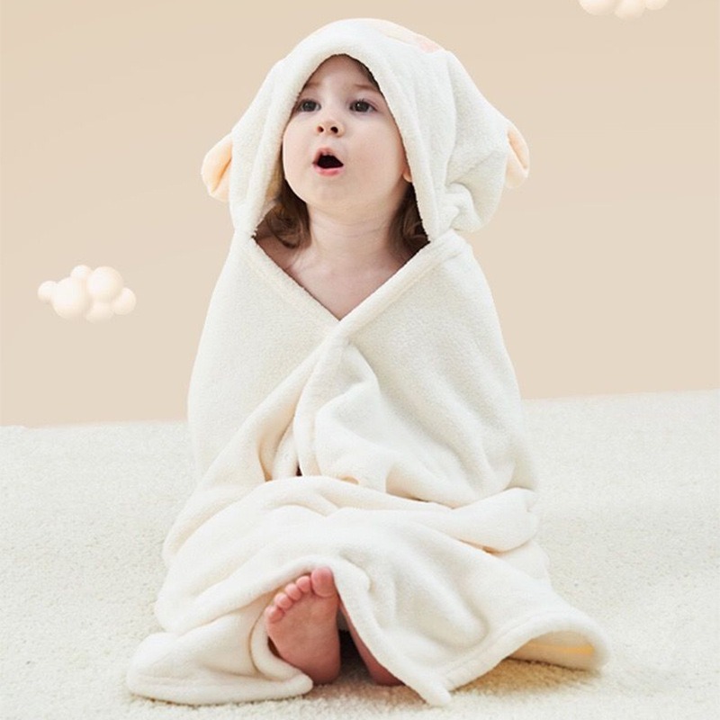 Coral Fleece Hooded Bath Towel - Hooded Bath Towel recension och pris