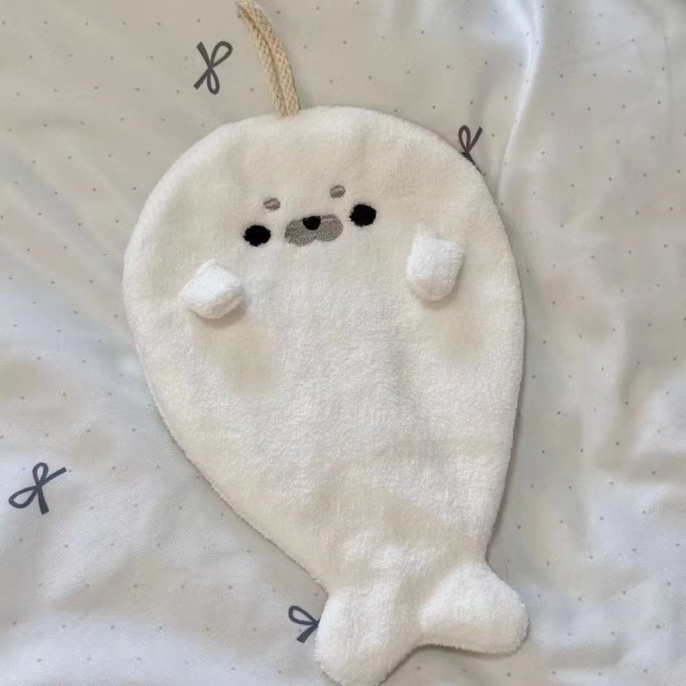 Cartoon Baby Seal Dry Hair Cap - Baby Clothing Wash recension och pris