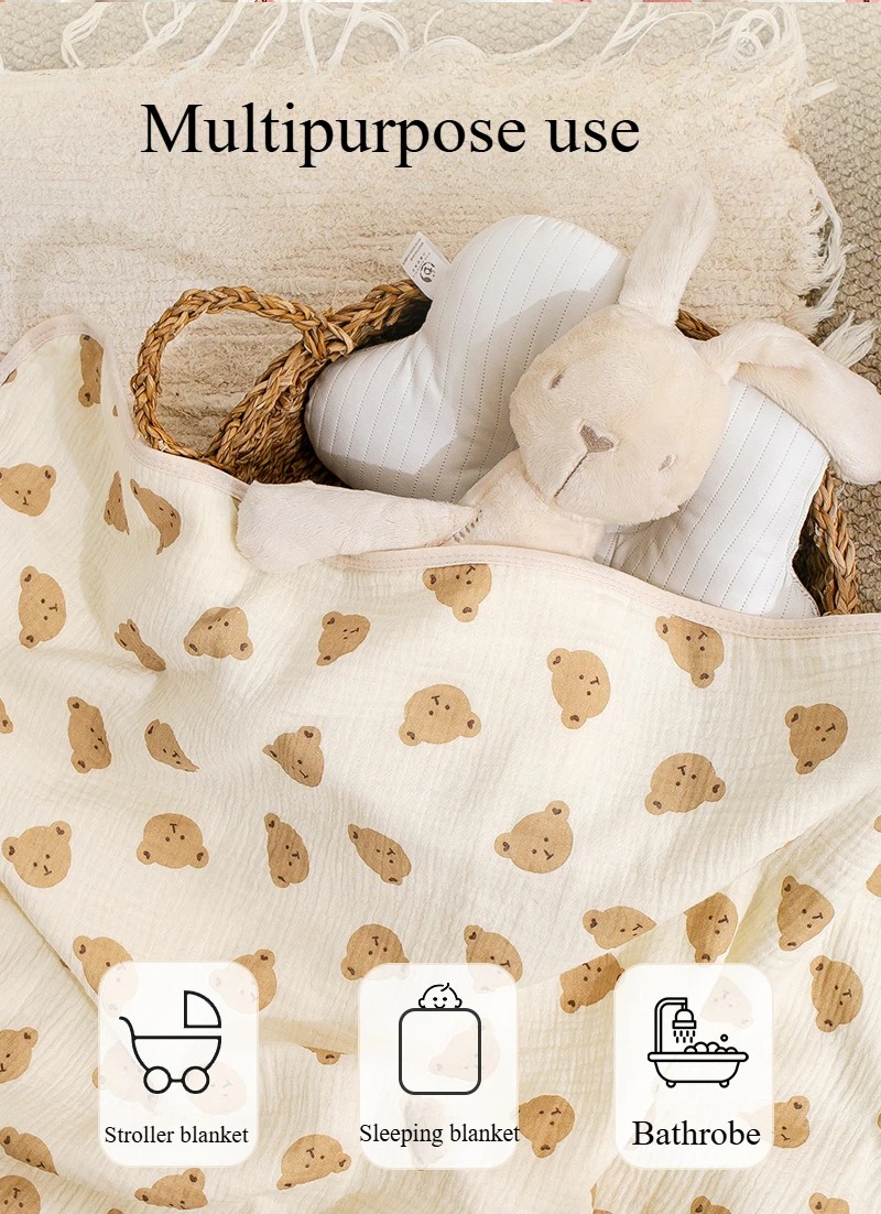 Baby Bath Towel 4 Layers Gauze - Hooded Bath Towel recension och pris