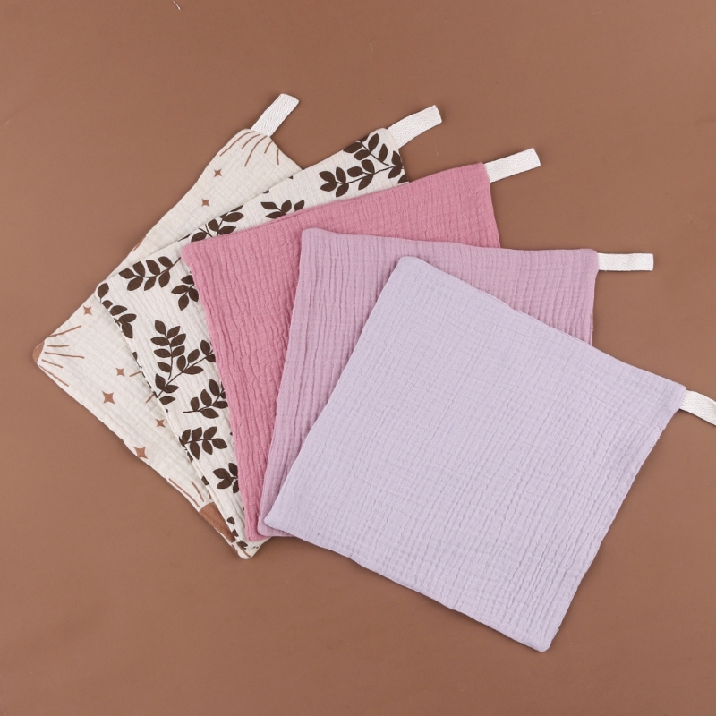5PCS Soft Absorbent Gauze Cott - Baby Clothing Wash recension och pris