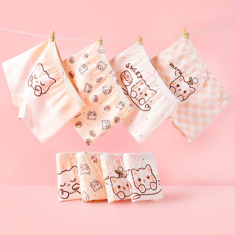 4pcs Cotton Girls Soft Panties - Baby Xl recension och pris