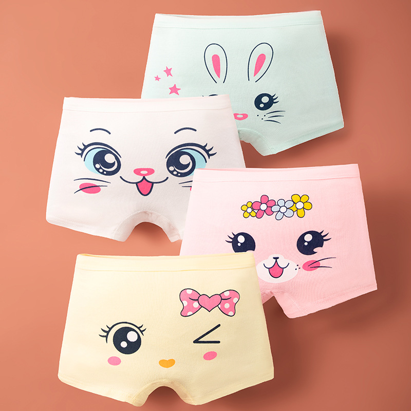 4pcs Cotton Girls Soft Panties - Baby Xl recension och pris