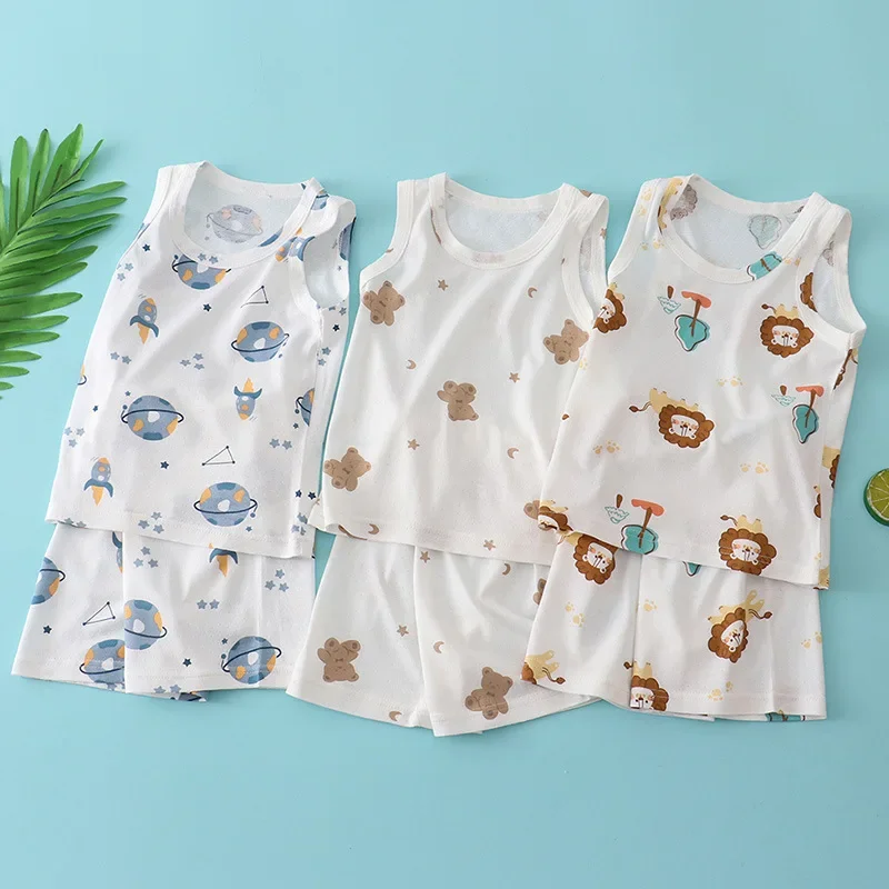 Kids Bamboo Cotton Vest Suit S - Baby Clothing Dividers recension och pris