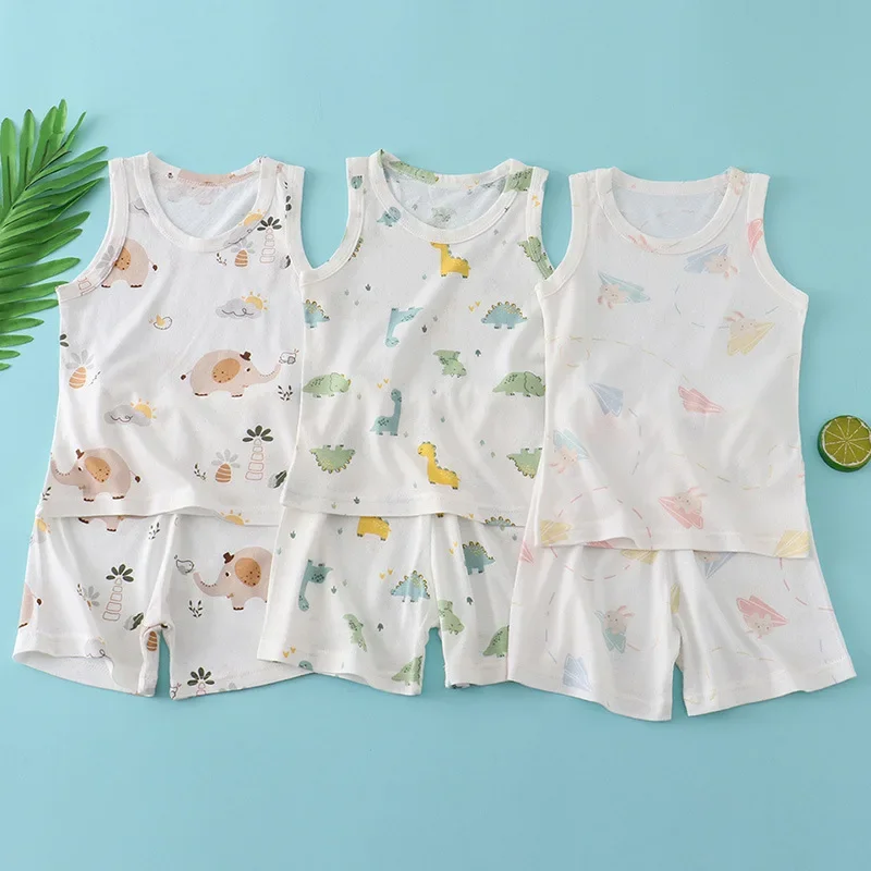 Kids Bamboo Cotton Vest Suit S - Baby Clothing Dividers recension och pris