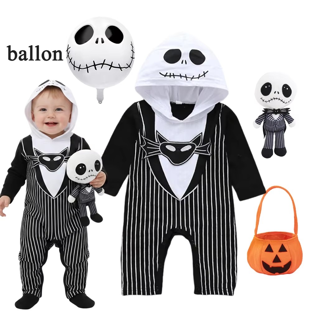 Baby Boys Hooded Romper Hallow - Baby Clothing Dividers recension och pris