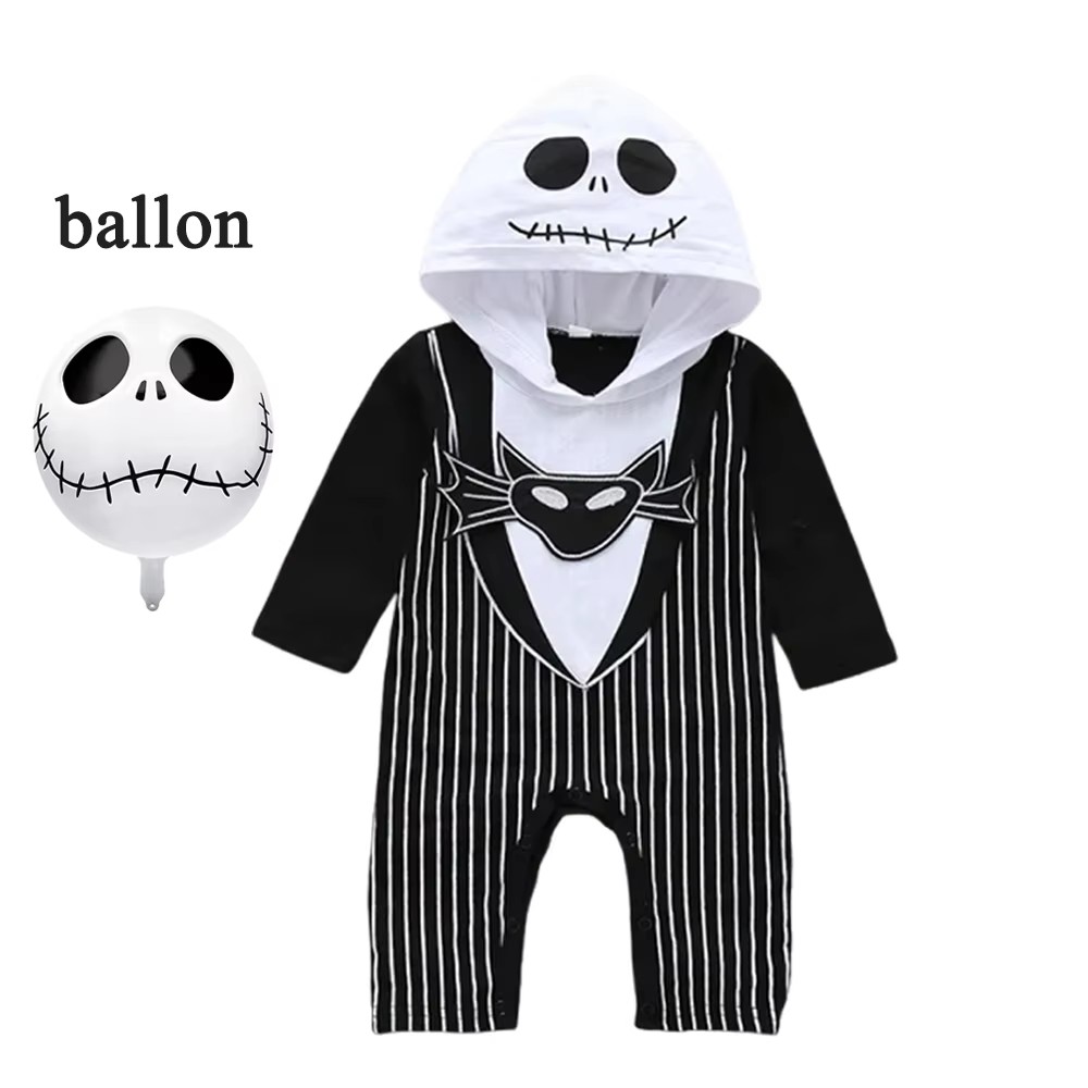 Baby Boys Hooded Romper Hallow - Baby Clothing Dividers recension och pris