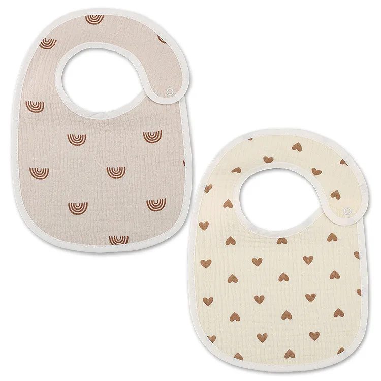 2pcs/set Waterproof Baby Bibs  - Baby Clothing Fabric recension och pris