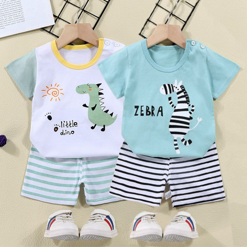 Cotton Tees+Shorts 2-piece Tra - Baby Clothing Dividers recension och pris