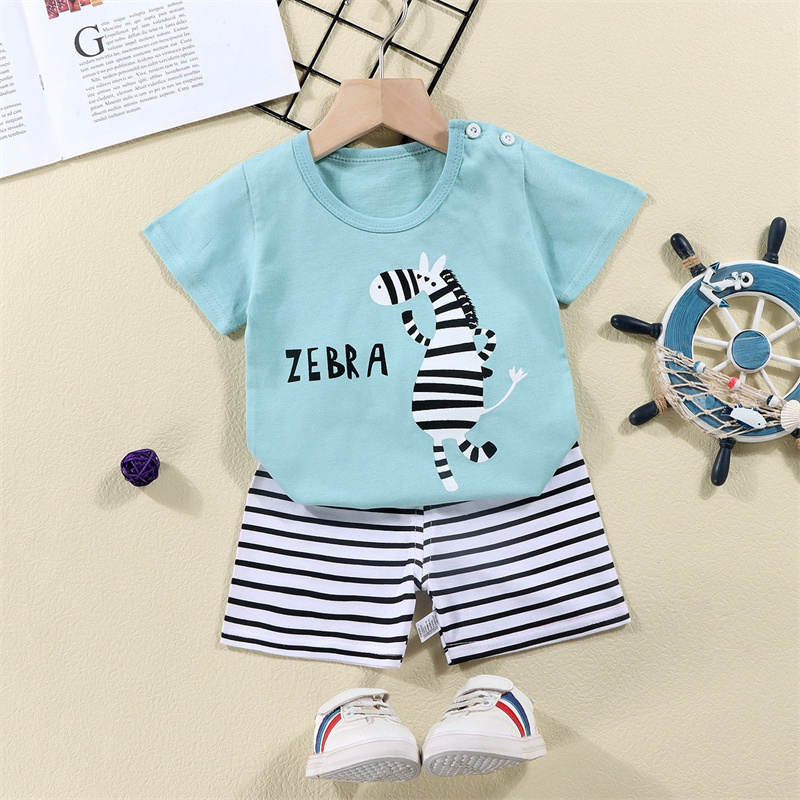 Cotton Tees+Shorts 2-piece Tra - Baby Clothing Dividers recension och pris