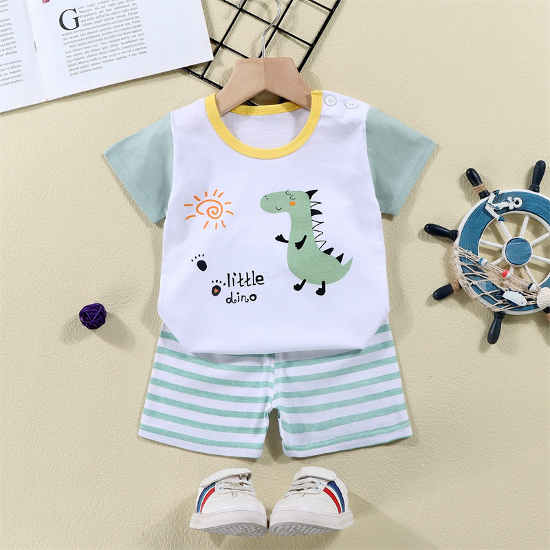 Cotton Tees+Shorts 2-piece Tra - Baby Clothing Dividers recension och pris