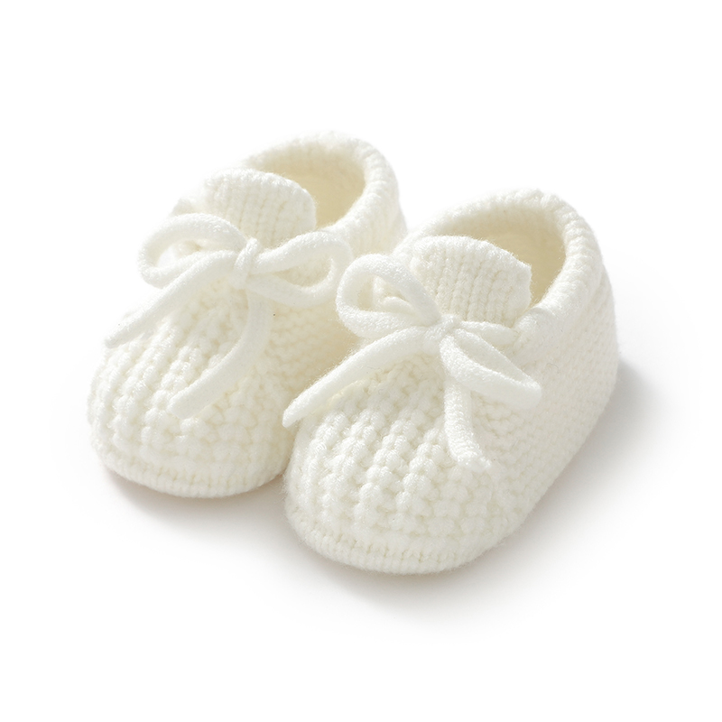 Baby Shoes Knitted Newborn Bed - Baby Clothing For Bed recension och pris