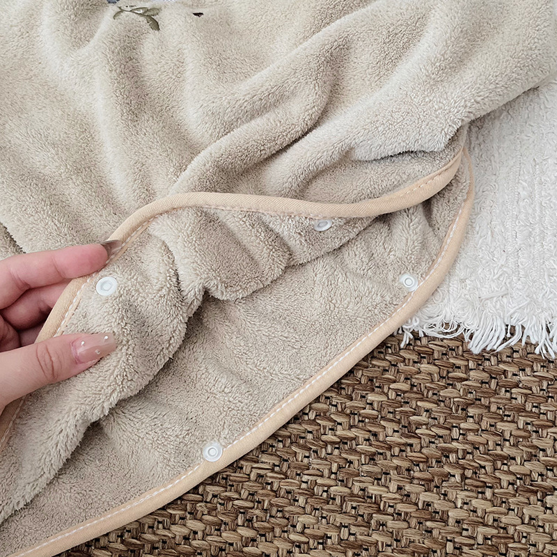 Children's Coral Fleece Cloaks - Hooded Bath Towel recension och pris