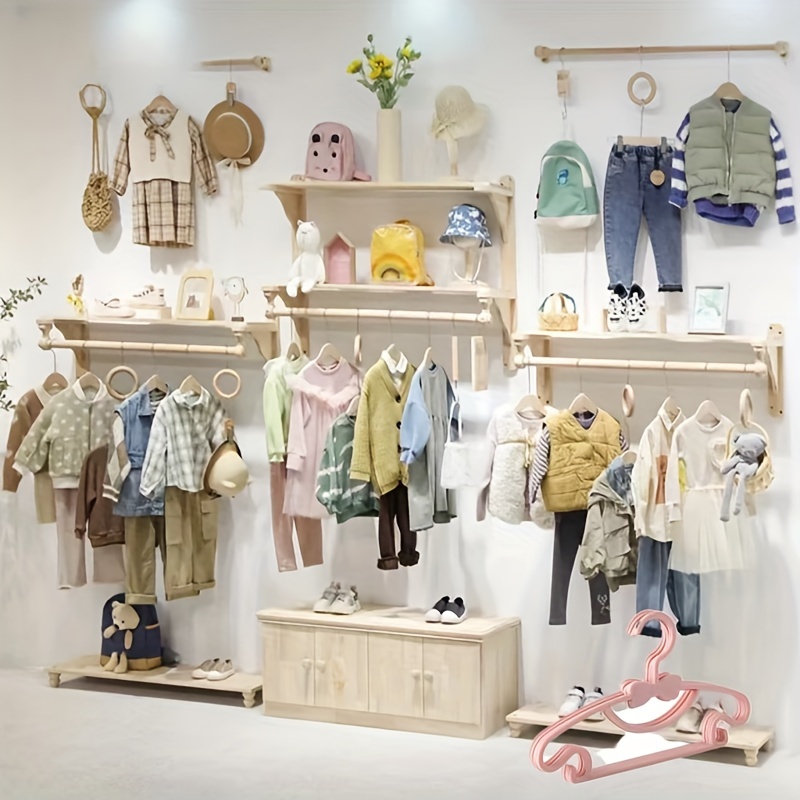 10 Pieces of Children's Hanger - Baby Clothing Display recension och pris