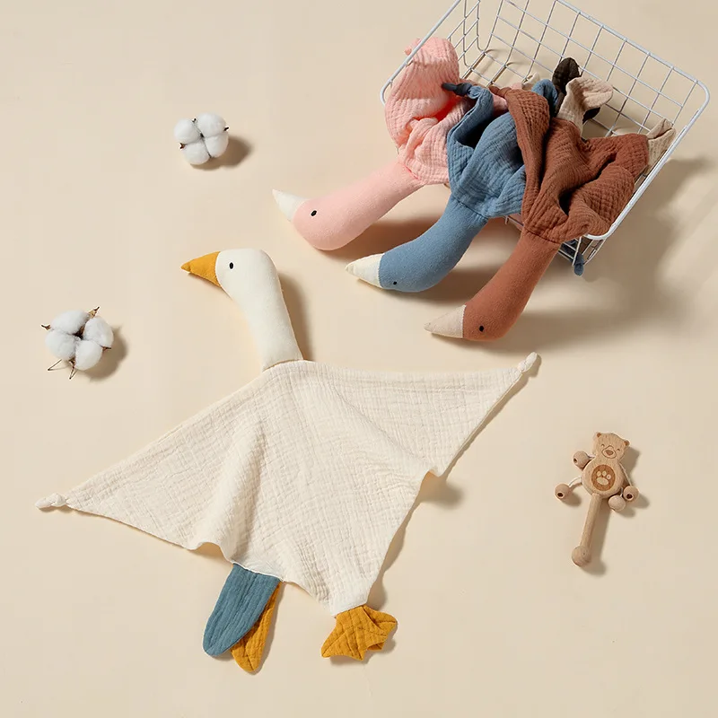 Cute Swan Baby Cotton Comforte - Baby Clothing Fabric recension och pris