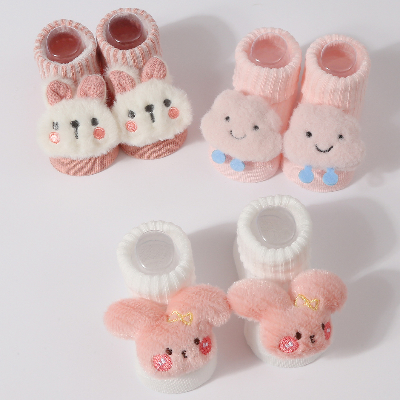 3Pairs/set Baby Socks Girls Bo - Baby Clothing Dividers recension och pris