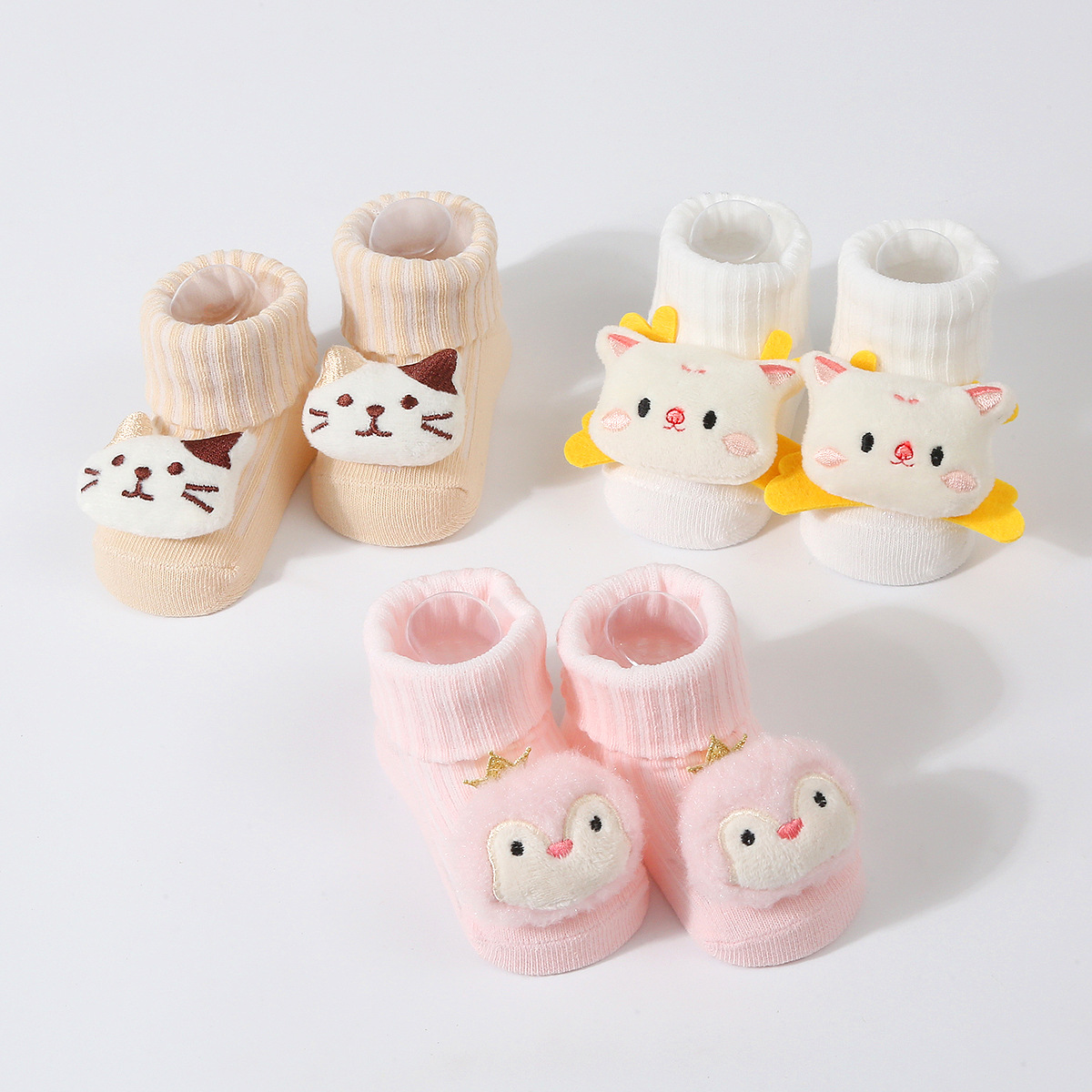 3Pairs/set Baby Socks Girls Bo - Baby Clothing Dividers recension och pris
