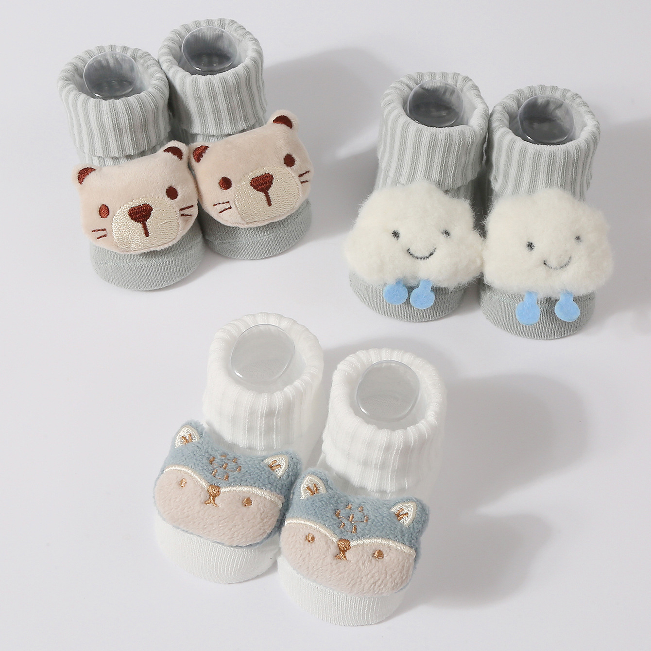 3Pairs/set Baby Socks Girls Bo - Baby Clothing Dividers recension och pris
