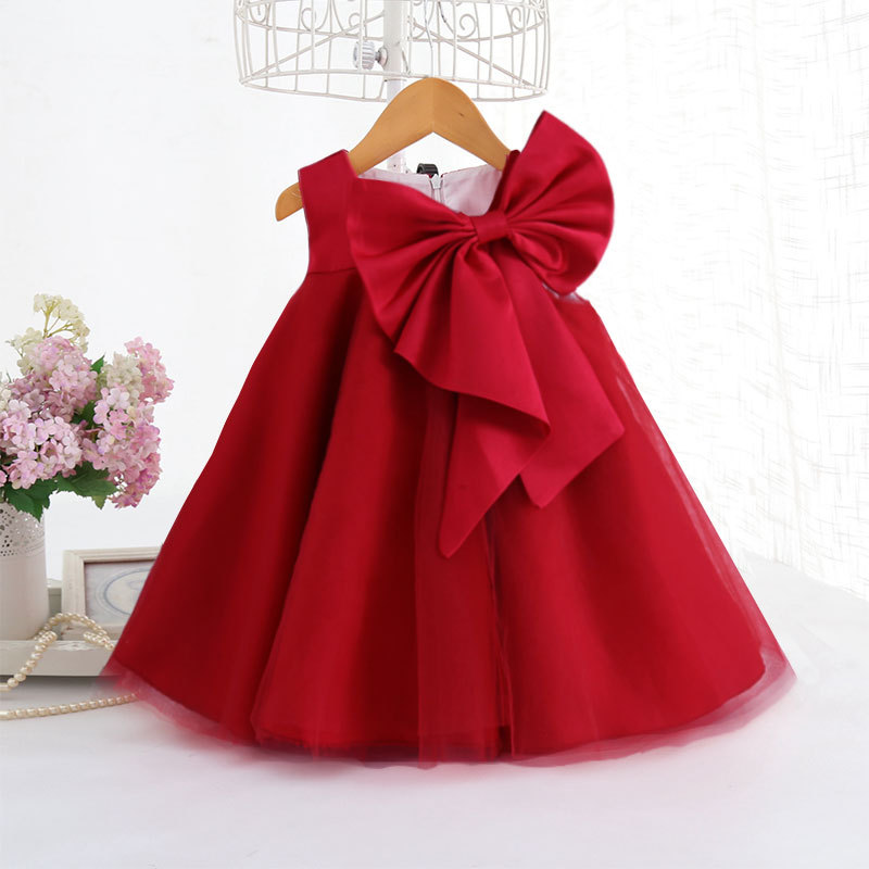 Summer Big Bow Baby Girl Dress - Baby Xl recension och pris