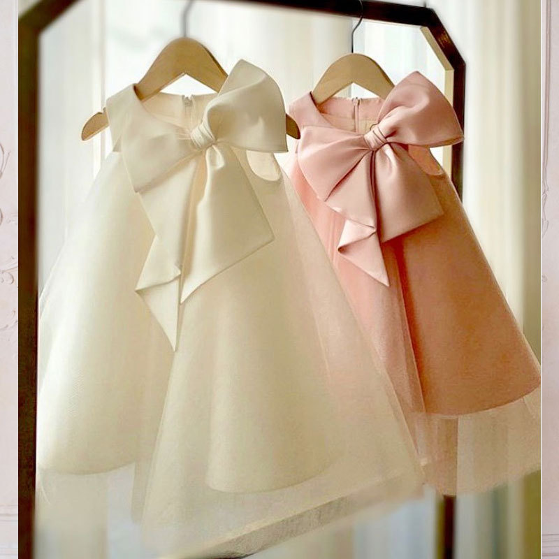 Summer Big Bow Baby Girl Dress - Baby Xl recension och pris