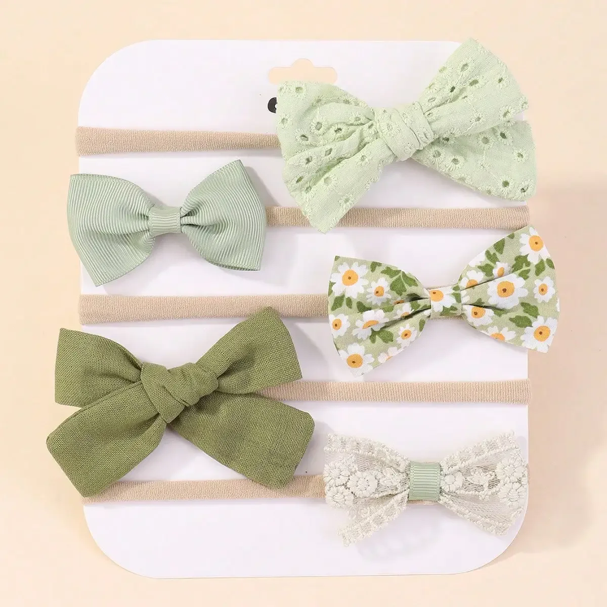 5Pcs/Set Baby Elastic Headband - Newborn Gift Set recension och pris