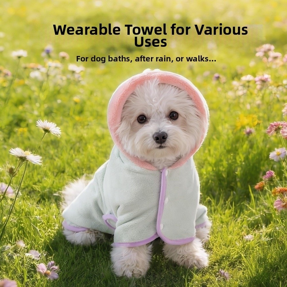 Super Absorbent Dog Hooded Bat - Hooded Bath Towel recension och pris