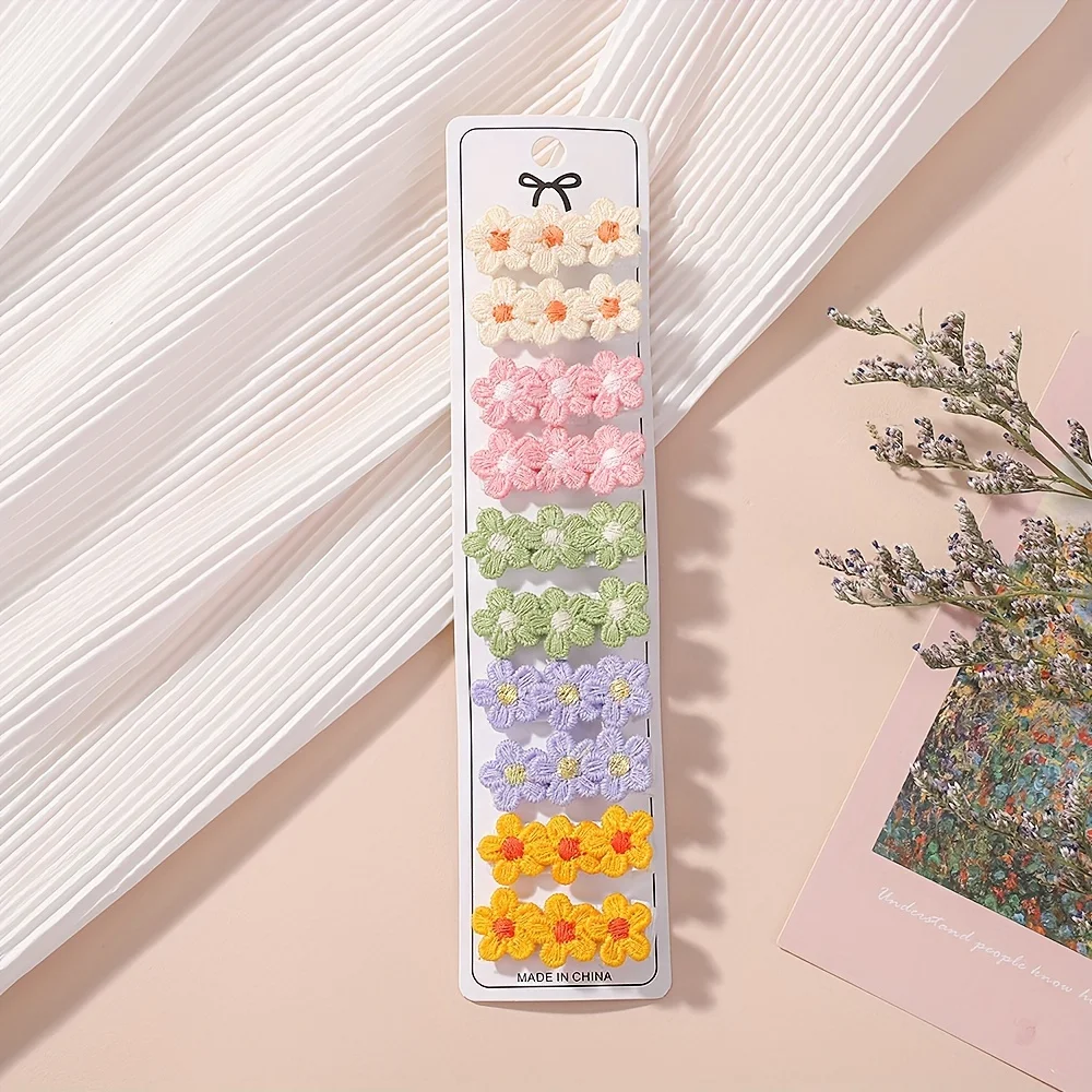 10Pcs/Set Baby Mini Flower Hai - Newborn Gift Set recension och pris