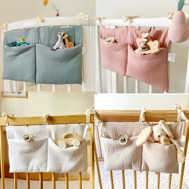 1/2pcs Baby Crib Organizer Cot - Baby Clothing For Bed recension och pris