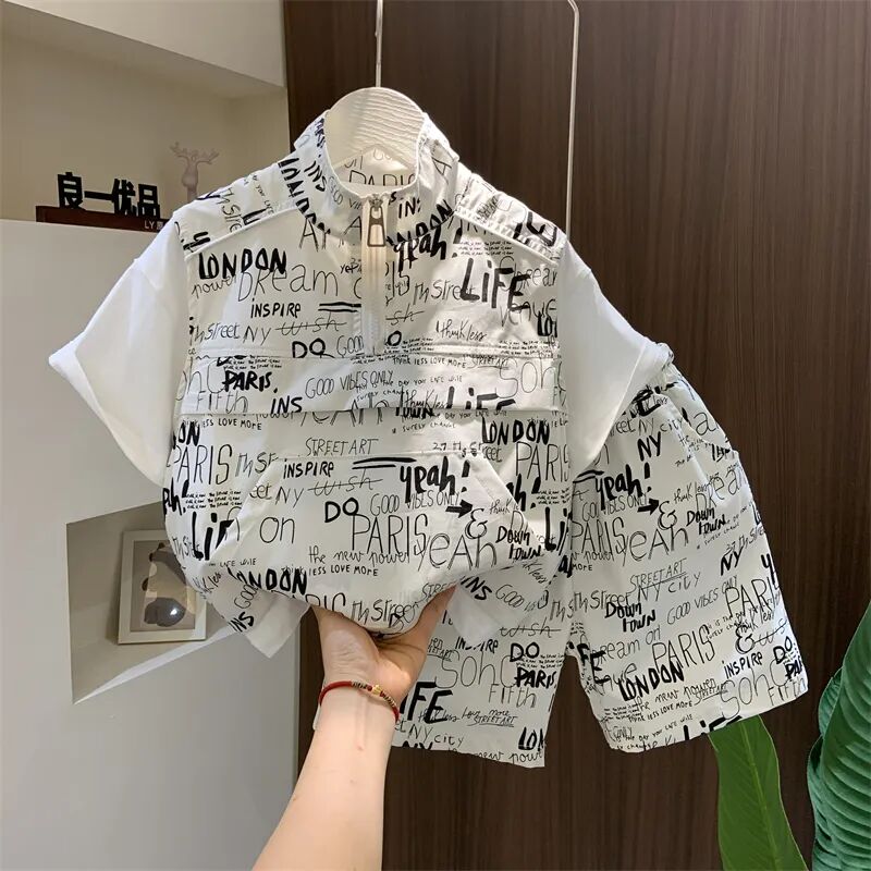 Boys Summer Clothing Set 2024  - Baby Clothing Drawing recension och pris