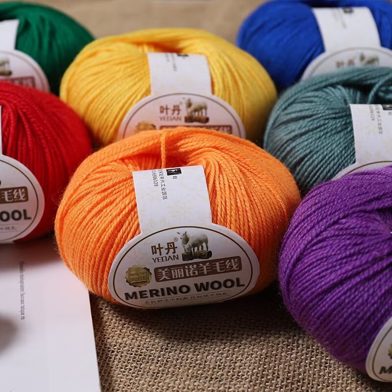 50g/roll Soft Merino Wool Yarn - Baby Clothing Detergent recension och pris