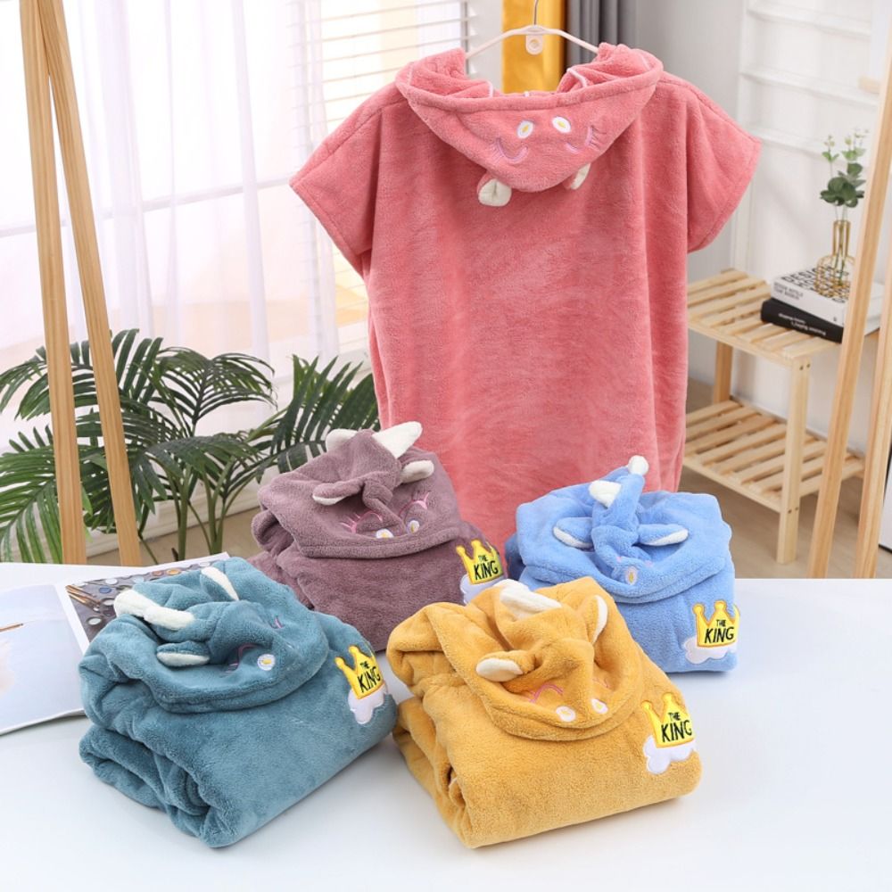 Comfortable Cartoon Baby Bath  - Hooded Bath Towel recension och pris