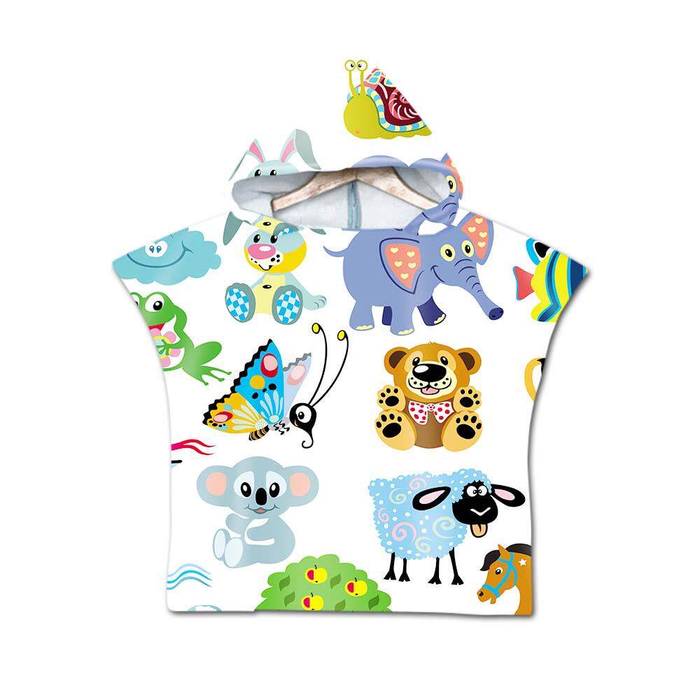 Cartoon Kids Cape Hooded Bath  - Hooded Bath Towel recension och pris