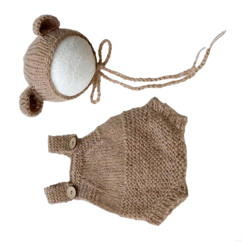 581F Baby Bear Hat Suspenders  - Newborn Gift Set recension och pris