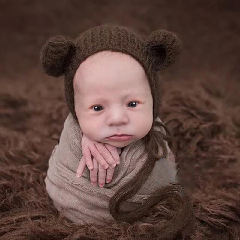 581F Baby Bear Hat Suspenders  - Newborn Gift Set recension och pris