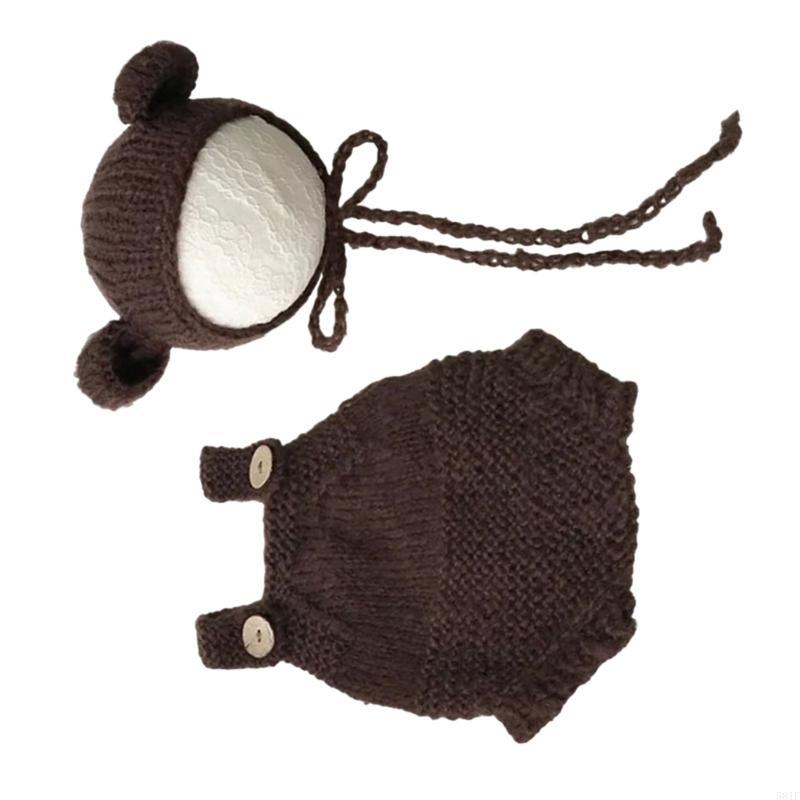 581F Baby Bear Hat Suspenders  - Newborn Gift Set recension och pris