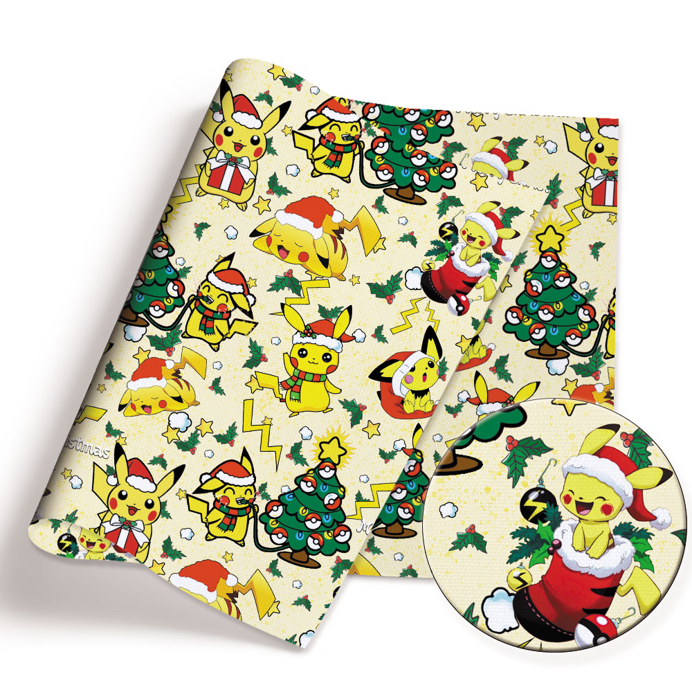 Pokemon Cartoon Fabric140*50cm - Baby Clothing Fabric recension och pris