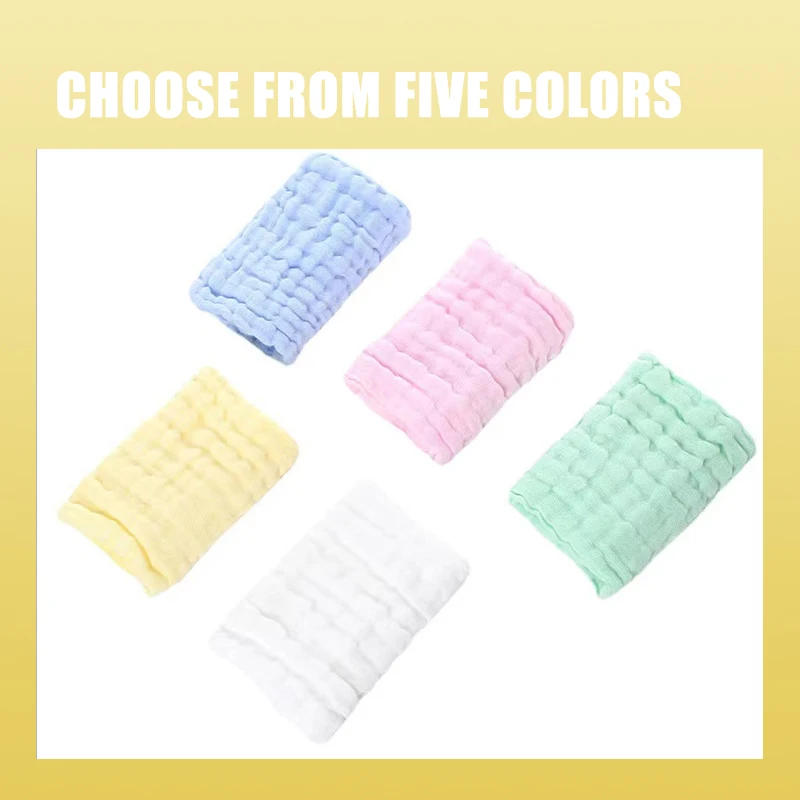 5pcs Baby Muslin Washcloths Bu - Baby Clothing Wash recension och pris