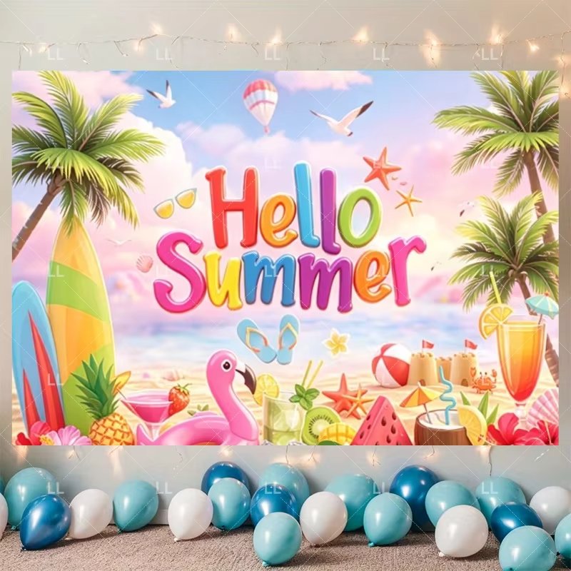 Summer Hawaii Beach Party Deco - Baby Clothing Hawaii recension och pris
