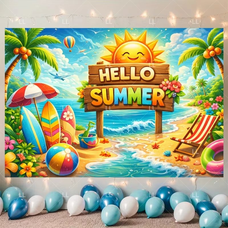 Summer Hawaii Beach Party Deco - Baby Clothing Hawaii recension och pris